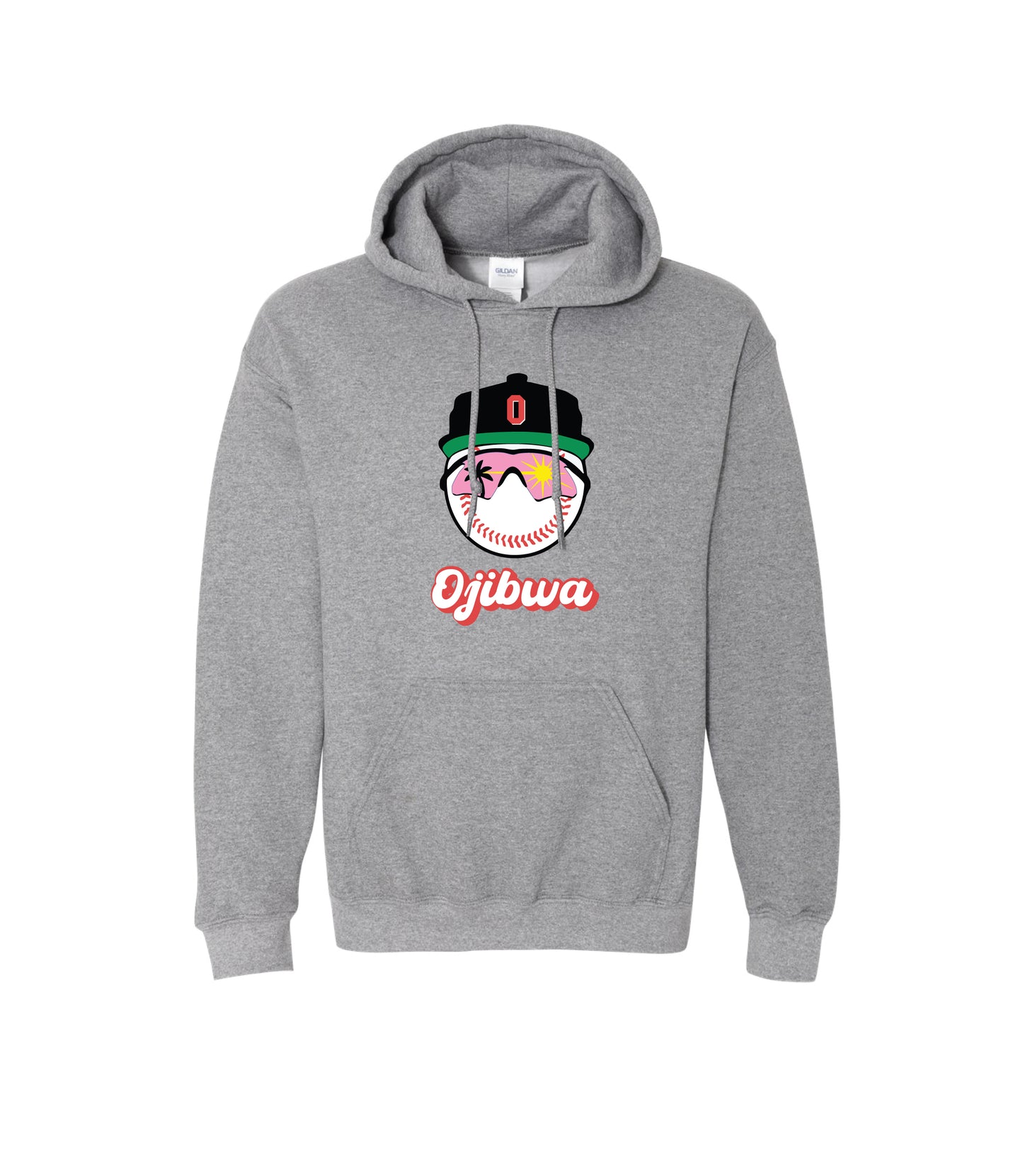 Boys Camp Smiley Baseball Hoody