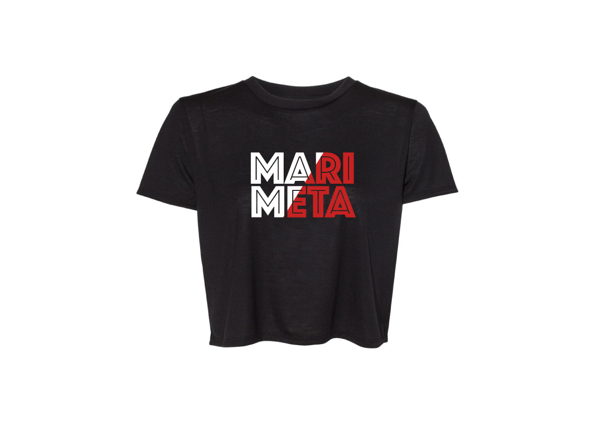 2 Color Cropped Camp Tee