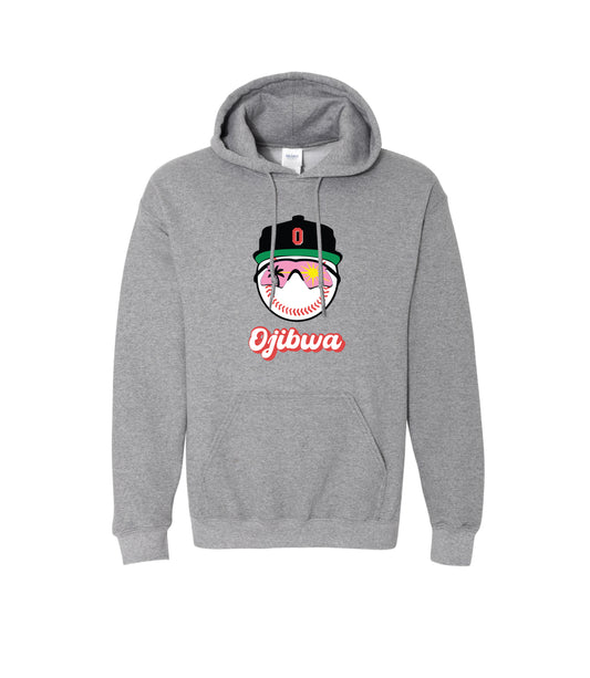 Boys Camp Smiley Baseball Hoody