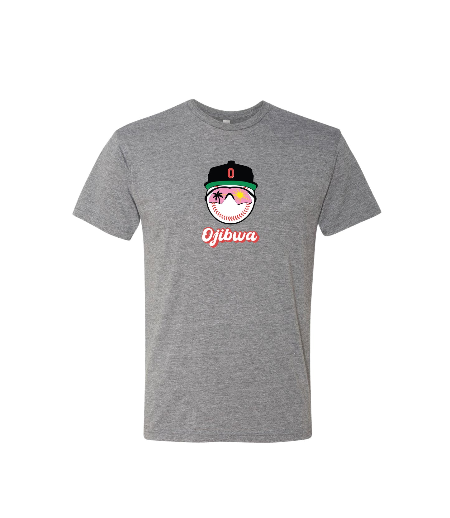 Boys Camp Smiley Baseball Tee