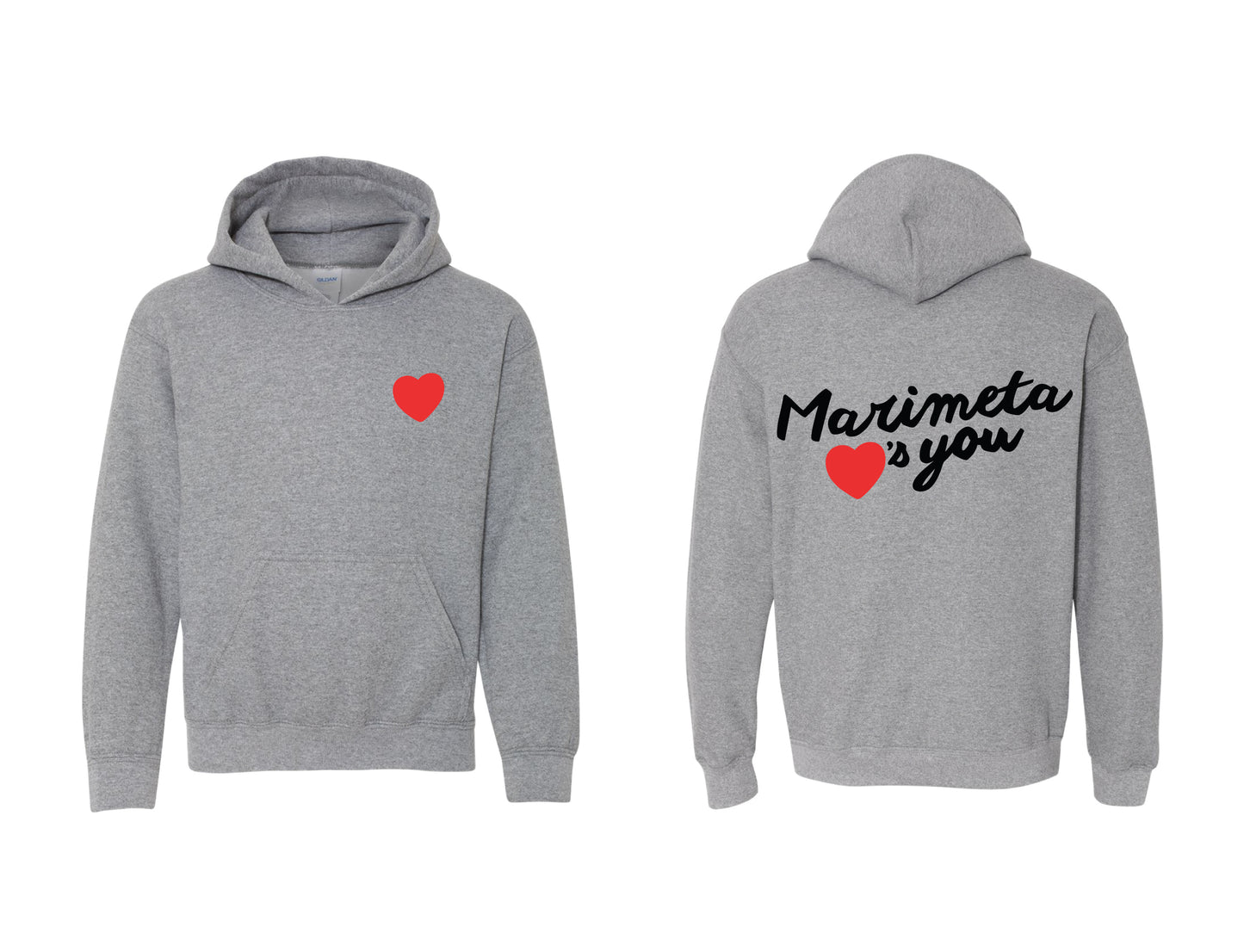 Girls Camp Loves You Puff Hoody