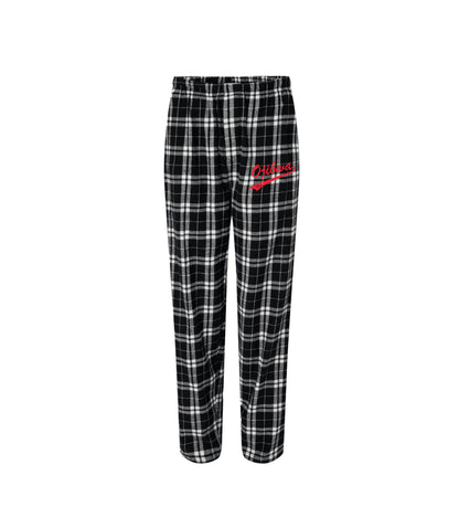 Boys Camp Logo Flannel Pants
