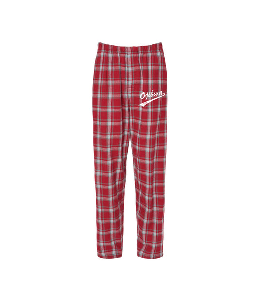 Boys Camp Logo Flannel Pants
